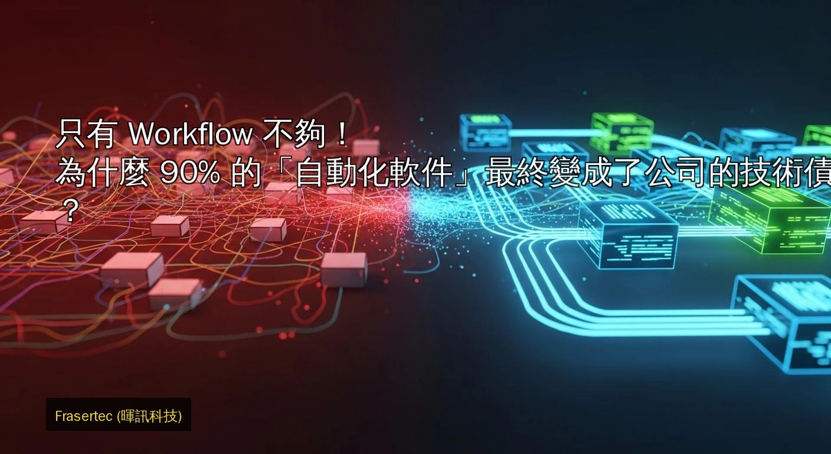 Workflow Alone Isn't Enough! Why Do 90% of 'Automation Software' End Up as Technical Debt for Companies?