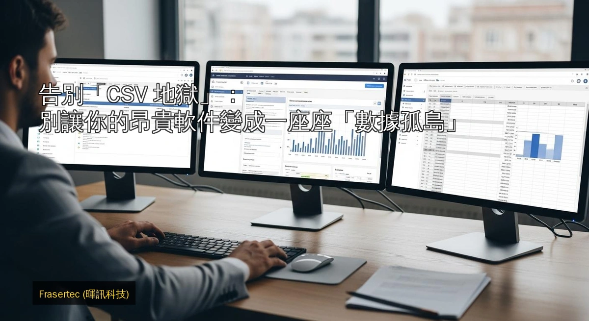 告別「CSV 地獄」：別讓你的昂貴軟件變成一座座「數據孤島」
