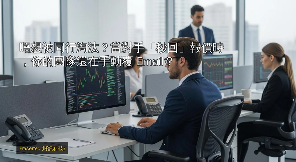 Worried About Being Outpaced by Competitors? While They Provide Instant Quotes, Is Your Team Still Manually Replying to Emails?