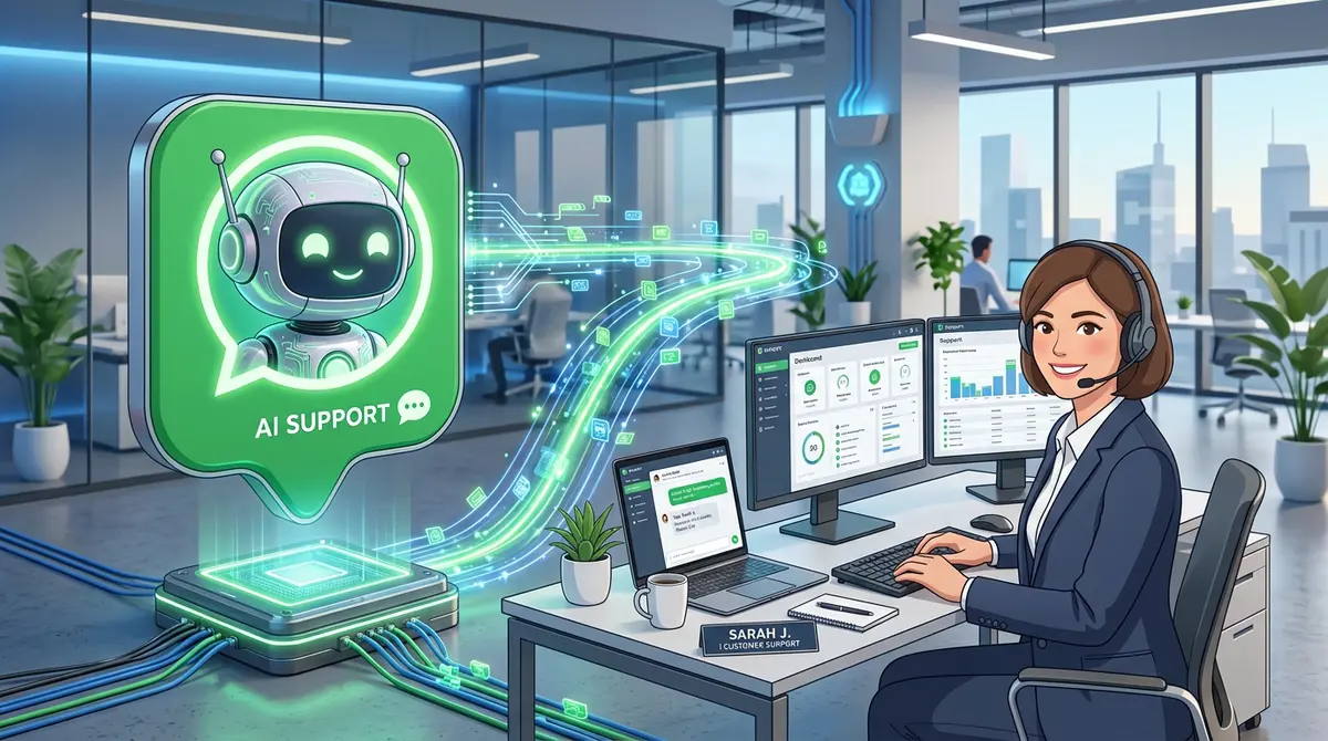 每天花數小時回覆 WhatsApp？讓 AI 處理常見問題，精準將「真實買家」無縫轉交銷售團隊