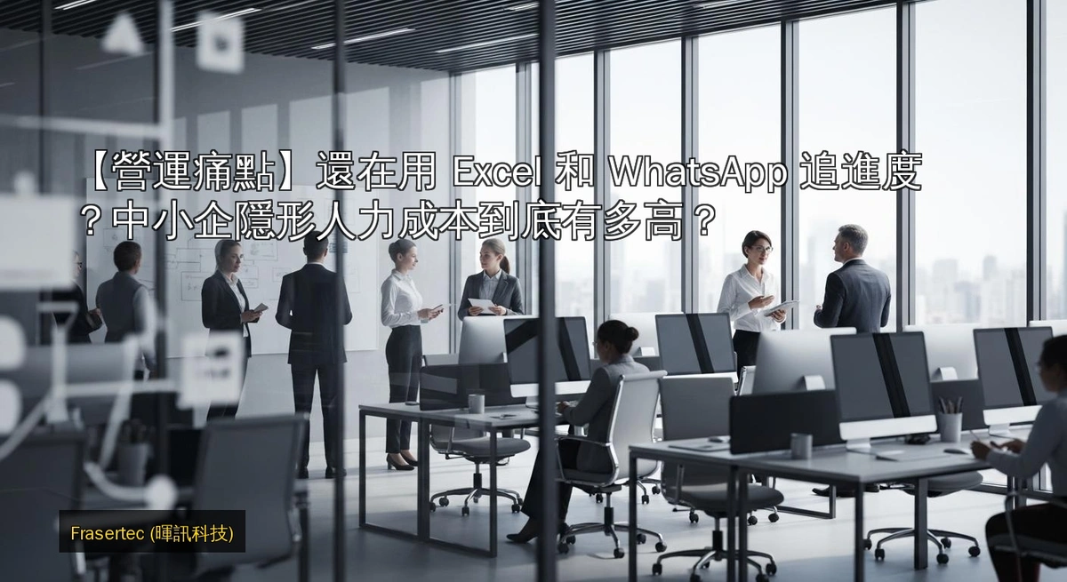 還在用 Excel 和 WhatsApp 追進度？中小企隱形人力成本到底有多高？