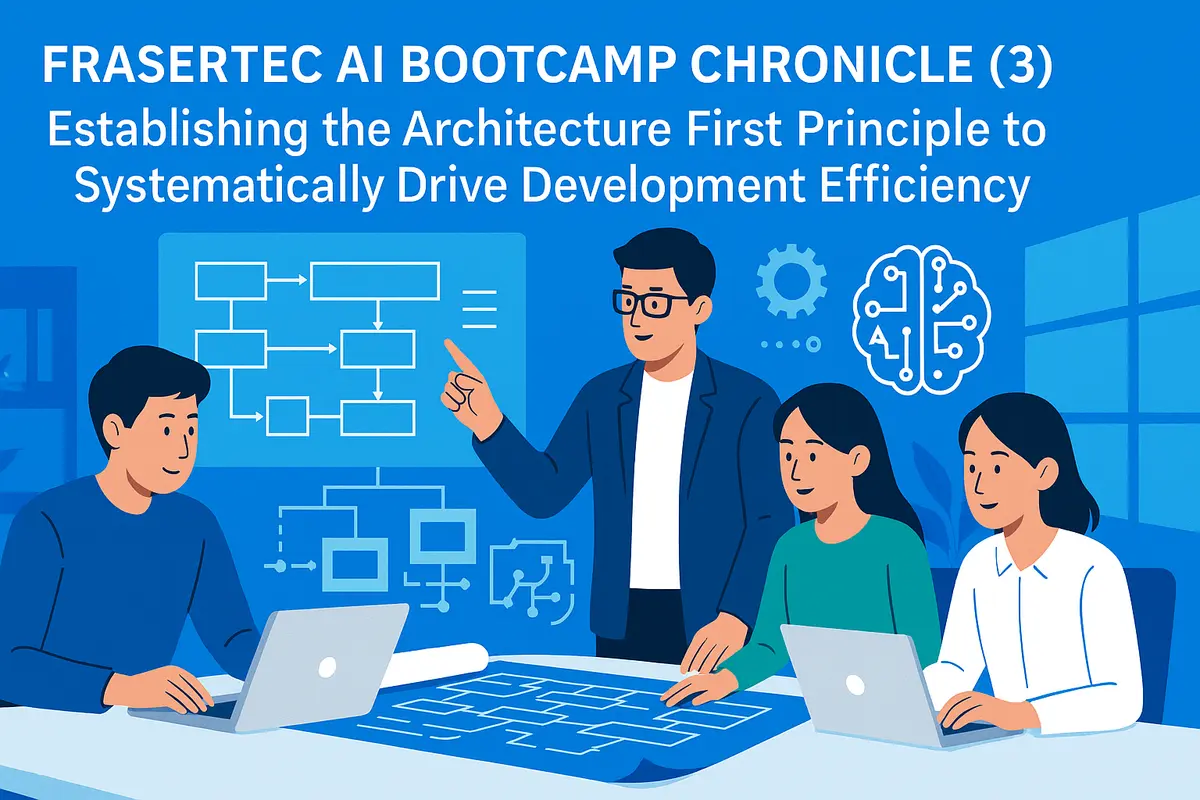 Frasertec AI Bootcamp 紀實 (三):確立「架構先行」原則,系統化驅動開發效能